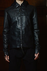 4 POCKET DETACHABLE HOOD BIKER JACKET