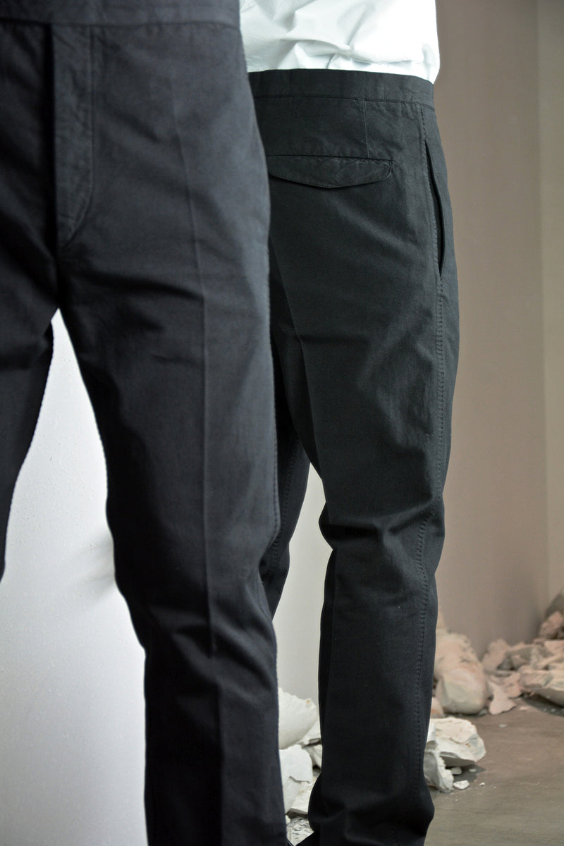 OBJECT DYED VISIBLE MELTLOCK BREADSTICK TROUSERS