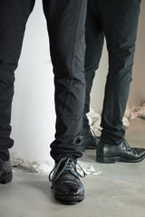 OBJECT DYED VISIBLE MELTLOCK FRONT-ZIP TROUSERS