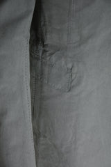 OBJECT DYED UNLINED, VISIBLE MELTLOCK, ELONGATED 2 BUTTON JACKET