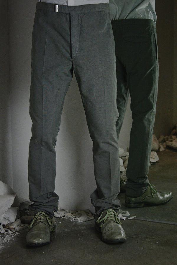 OBJECT DYED VISIBLE MELTLOCK BREADSTICK TROUSERS
