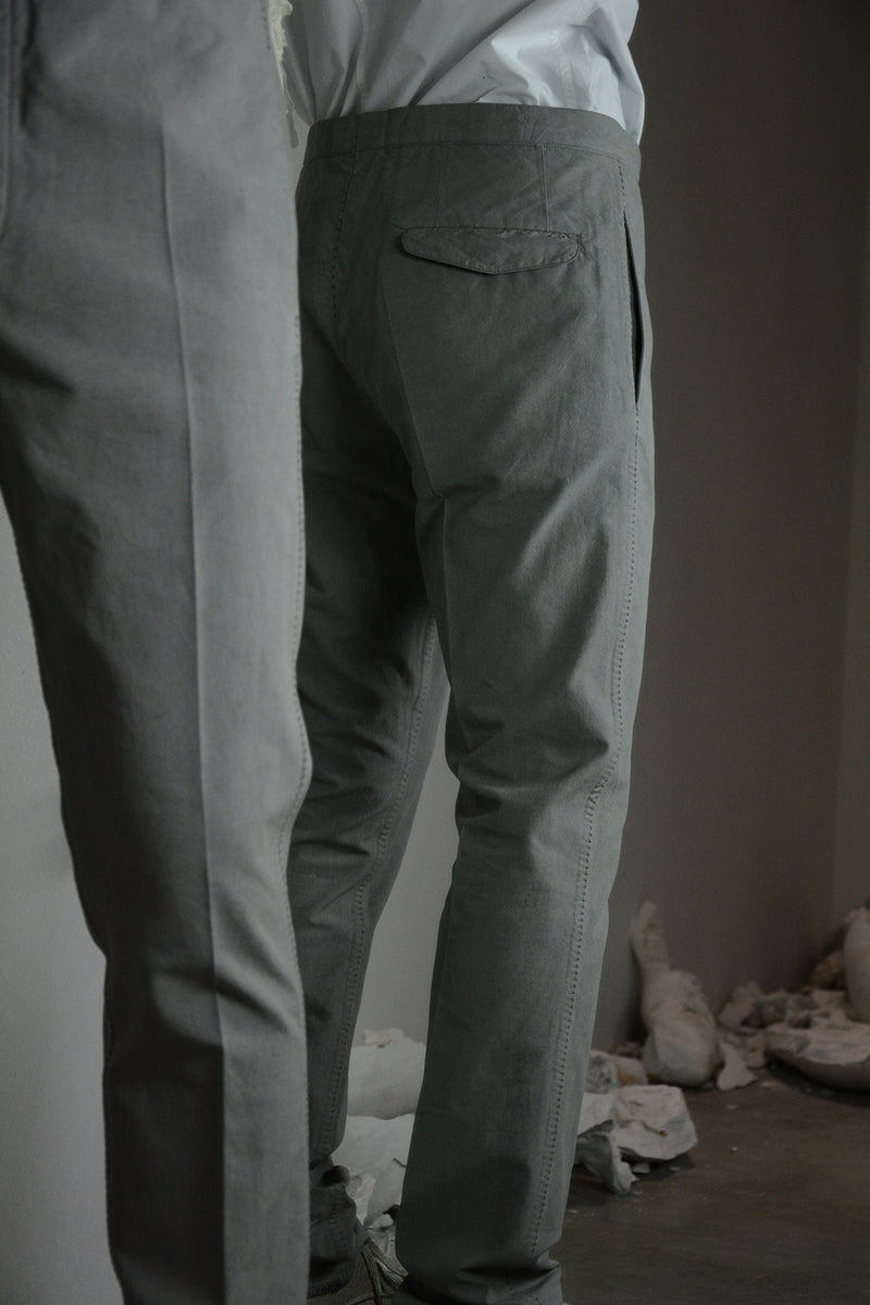 OBJECT DYED VISIBLE MELTLOCK BREADSTICK TROUSERS