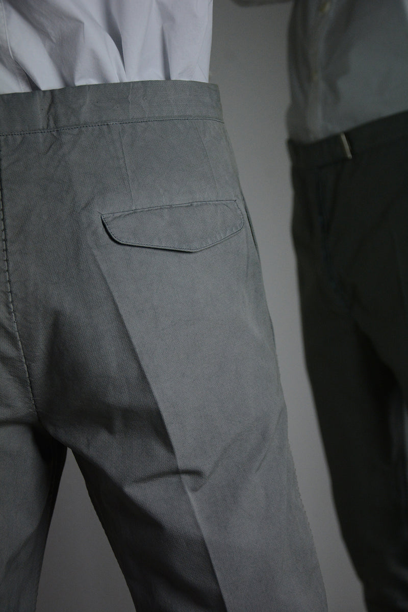 OBJECT DYED VISIBLE MELTLOCK BREADSTICK TROUSERS