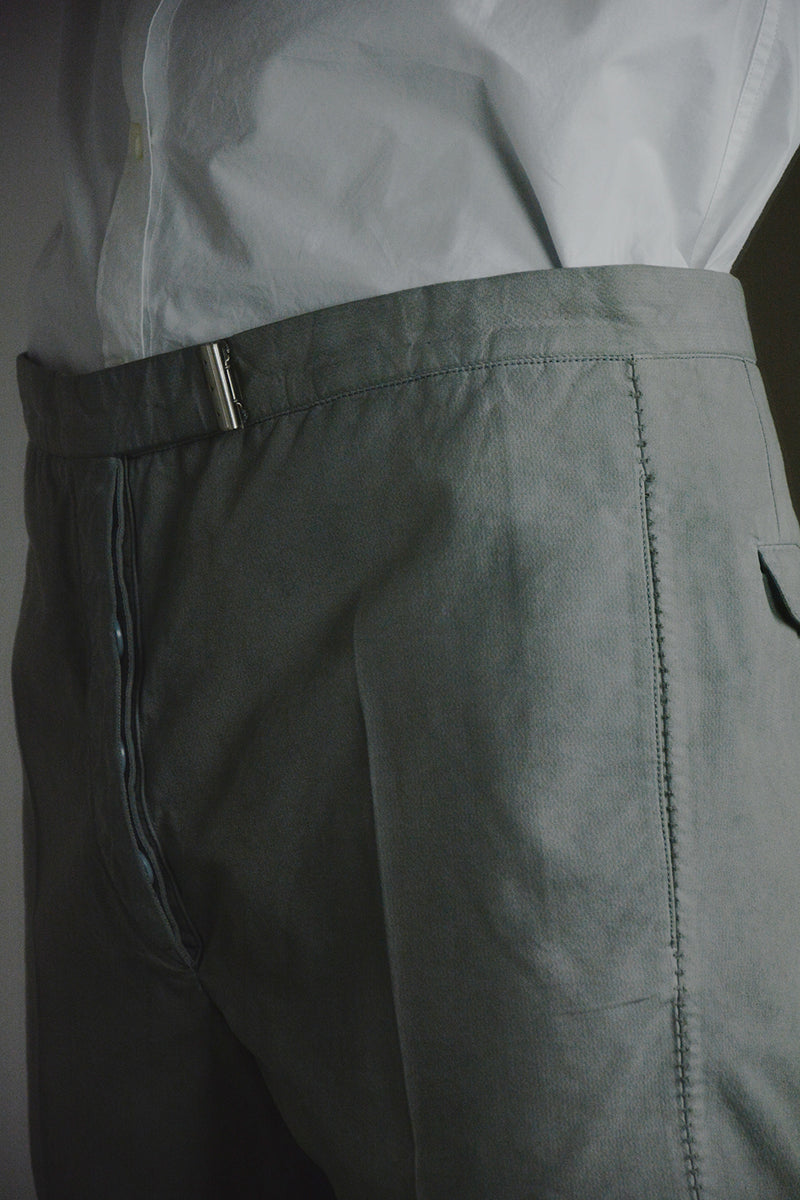 OBJECT DYED VISIBLE MELTLOCK BREADSTICK TROUSERS