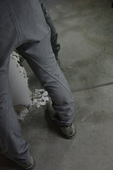OBJECT DYED VISIBLE MELTLOCK FRONT-ZIP TROUSERS