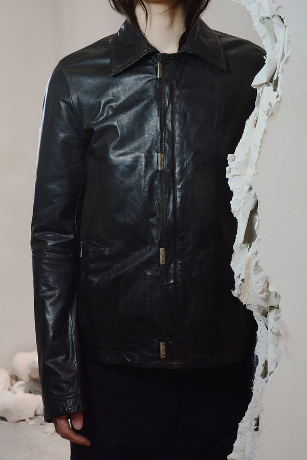 OBJECT DYED LINED SCARSTITCHED L. JACKET