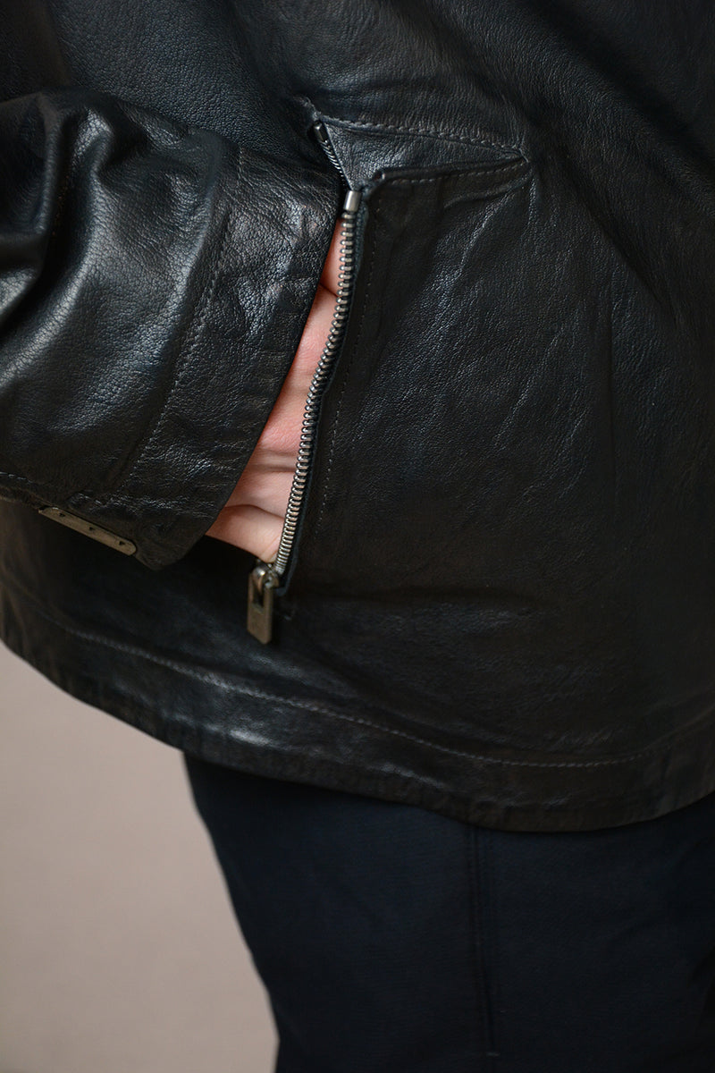 OBJECT DYED LINED SCARSTITCHED L. JACKET