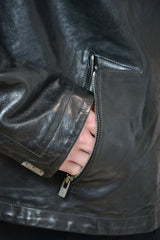OBJECT DYED LINED SCARSTITCHED L. JACKET