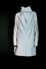 STIRRED, CHAIN SEAM, PROSTHETIC ELBOW BUTTON-DOWN COLLAR PARKA