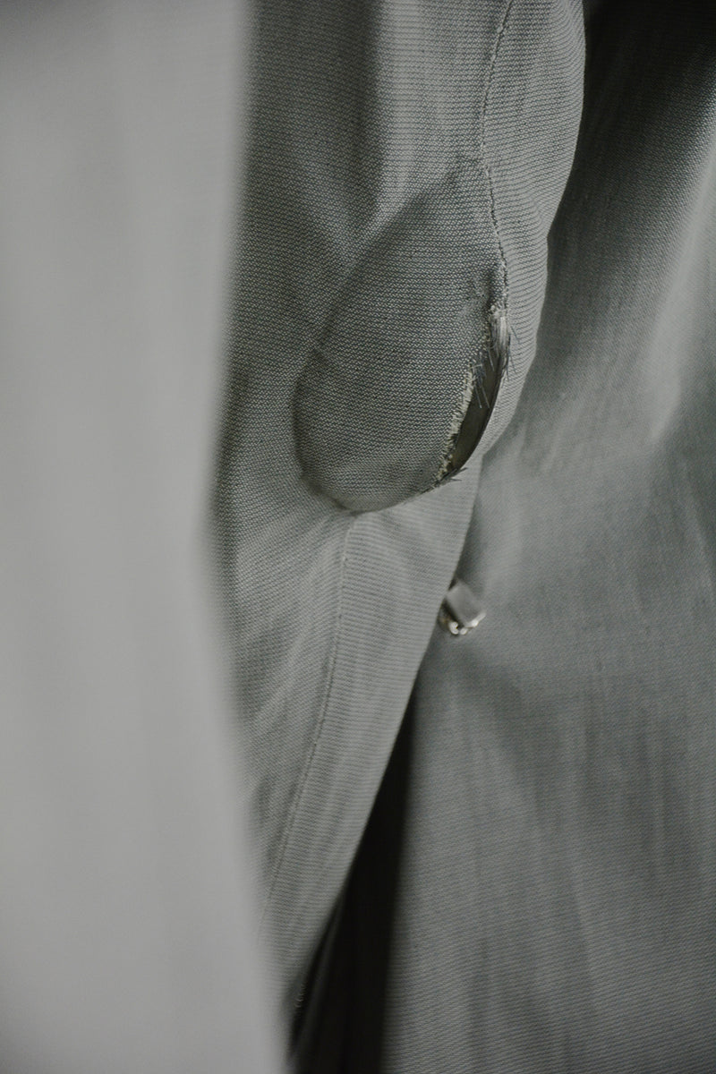 STIRRED, CHAIN SEAM, PROSTHETIC ELBOW BUTTON-DOWN COLLAR PARKA