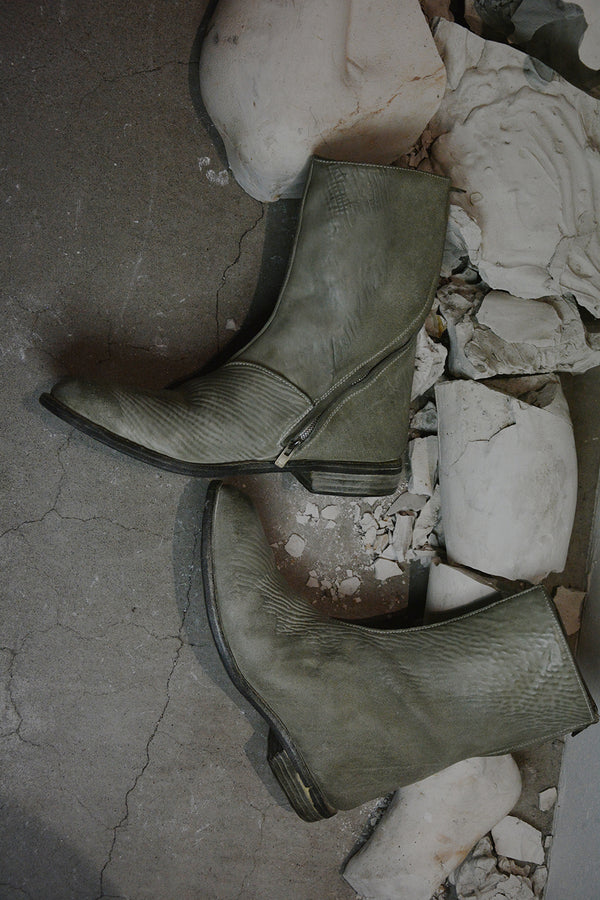 OBJECT DYED LINED DIAGONAL ZIP GOODYEAR BOOTS