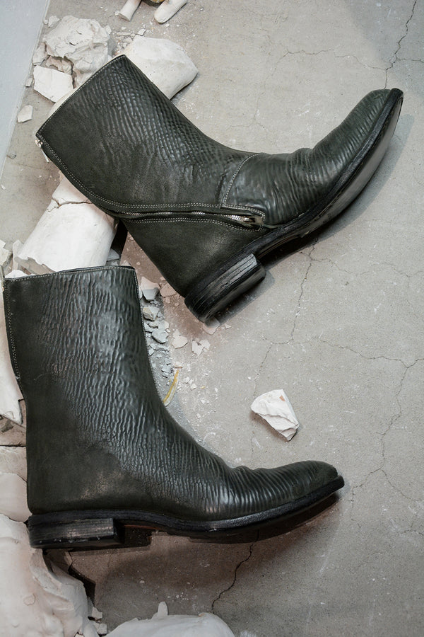 OBJECT DYED LINED DIAGONAL ZIP GOODYEAR BOOTS