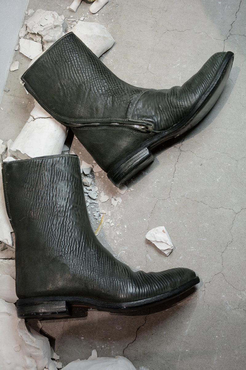 OBJECT DYED LINED DIAGONAL ZIP GOODYEAR BOOTS