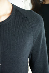 GRANDAD NECK THERMAL SWEATER