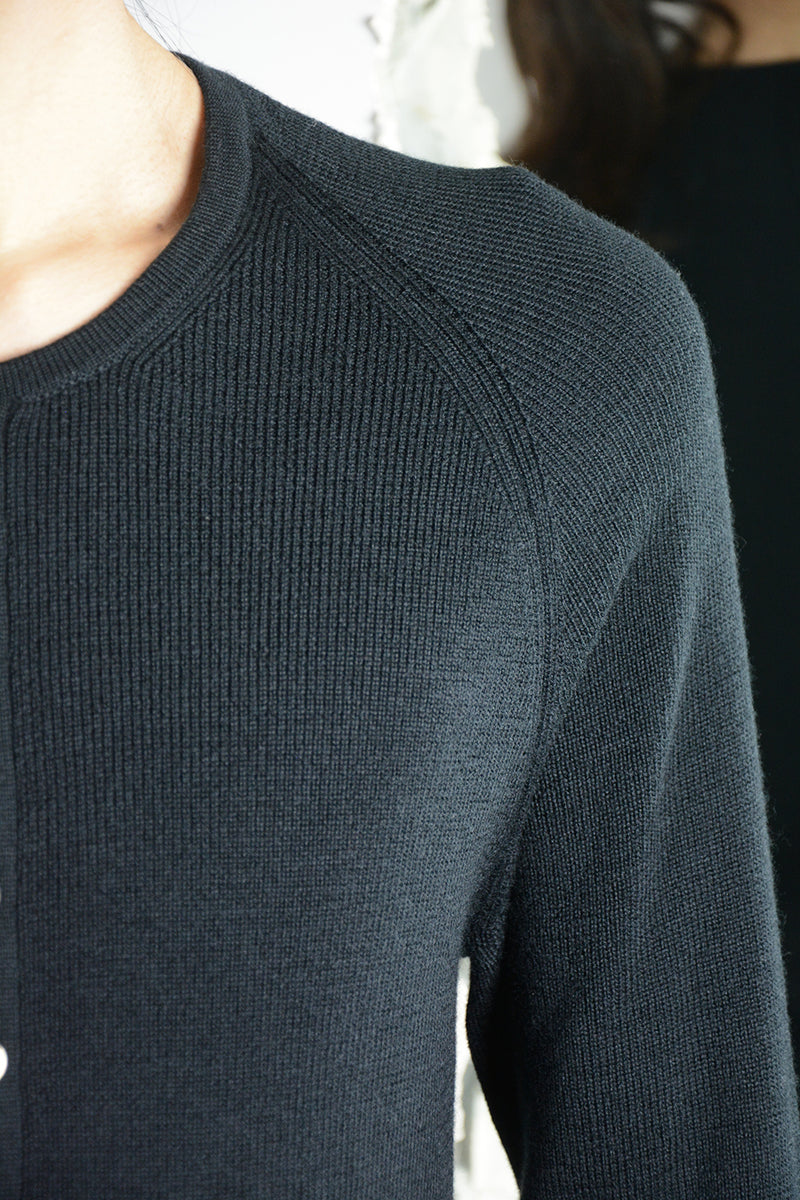 GRANDAD NECK THERMAL SWEATER