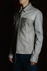 ZIPPED TRUCKER JACKET