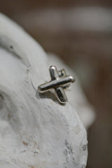 CROSS STOP EARRING