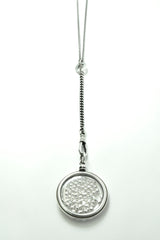 ELSU MEDAILLON NECKLACE FILLED WITH L