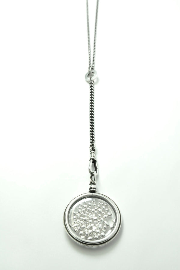 ELSU MEDAILLON NECKLACE FILLED WITH L