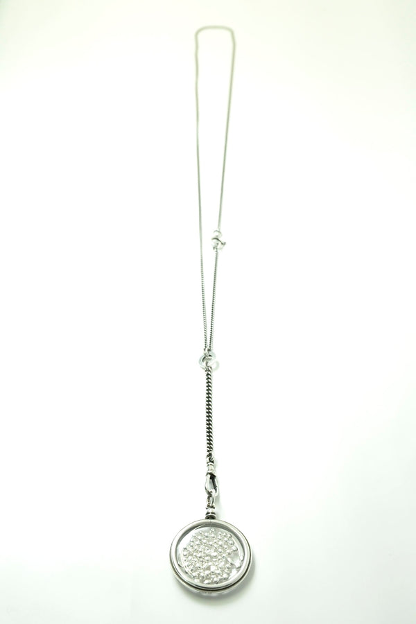 ELSU MEDAILLON NECKLACE FILLED WITH L