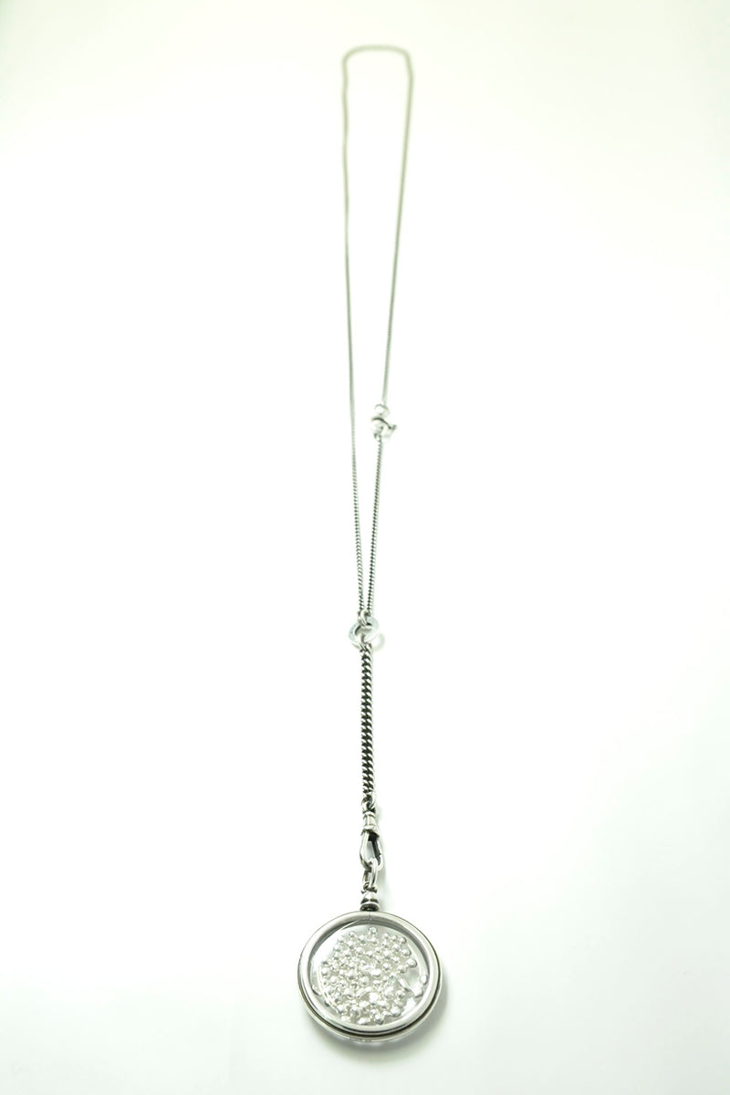 ELSU MEDAILLON NECKLACE FILLED WITH L