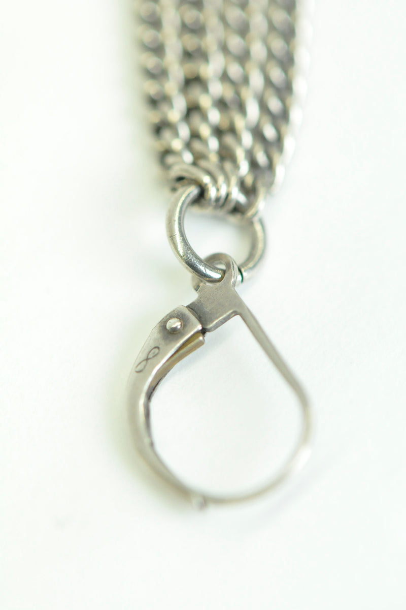 FINE PEARLS MULTI CHAINS EARRINGS