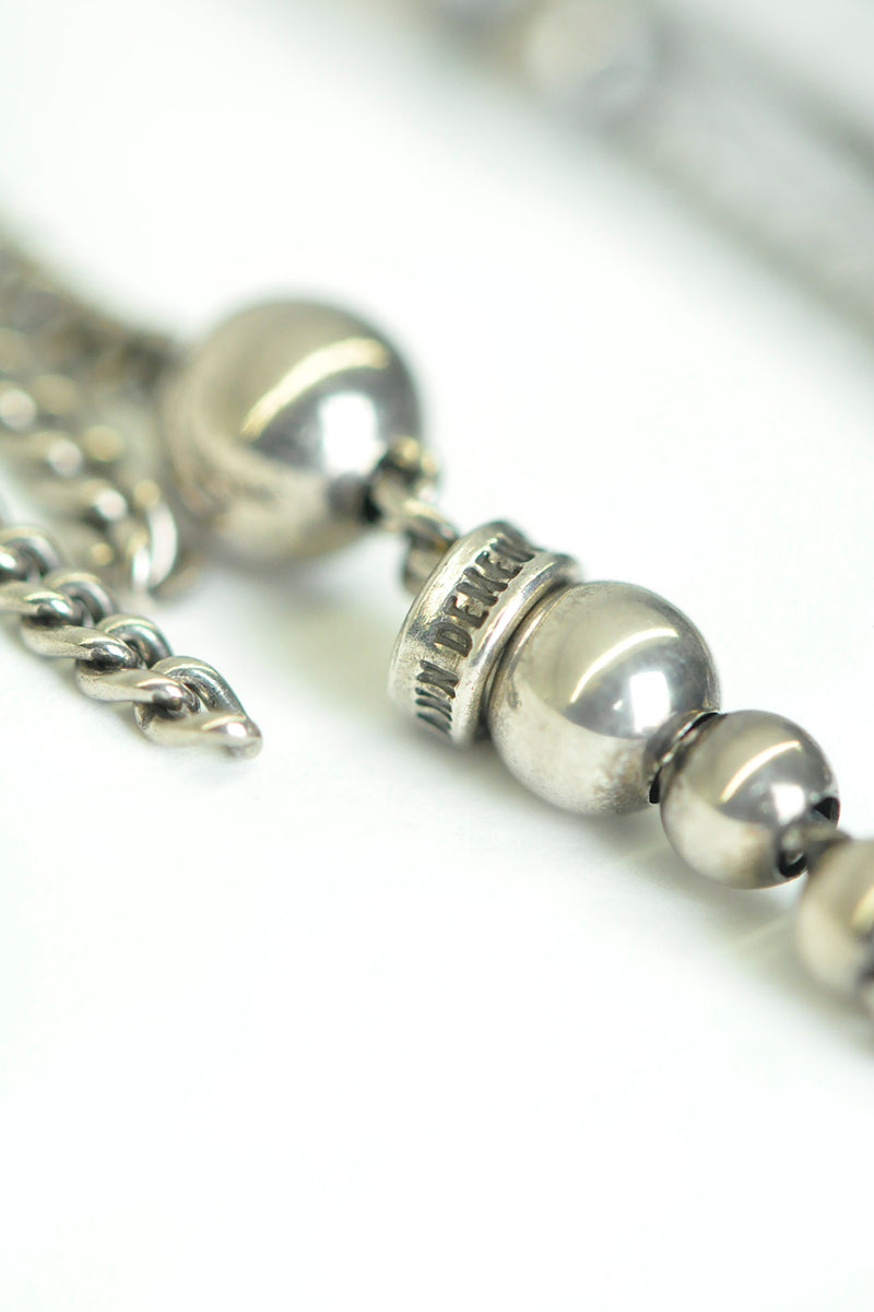 FINE PEARLS MULTI CHAINS EARRINGS