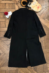 BLACK CASHMERE COAT