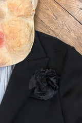 BLACK CASHMERE COAT