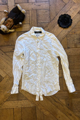 OFF WHITE VINTAGE SILK SHIRTS
