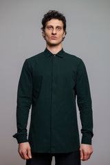 MEDIUM FIT SHIRTS - FOREST GREEN