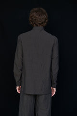 STRAIGHT MEDIUM FIT SHIRTS - BLACK