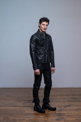 ZIPPED TRUCKER JACKET