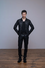 ZIPPED TRUCKER JACKET
