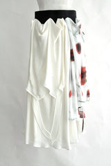 MULTI HANGING PINA SKIRT - WHITE