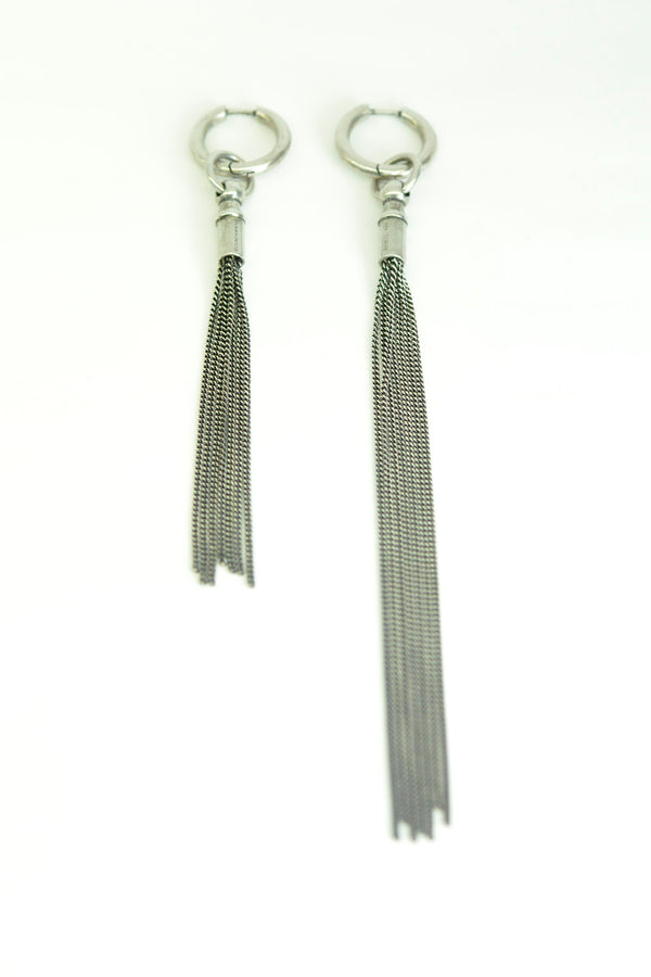 RAUNA CHAIN TASSEL EARRINGS