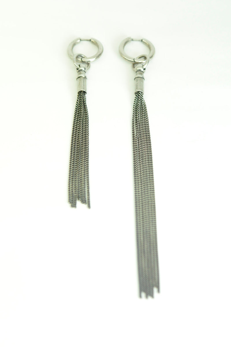 RAUNA CHAIN TASSEL EARRINGS