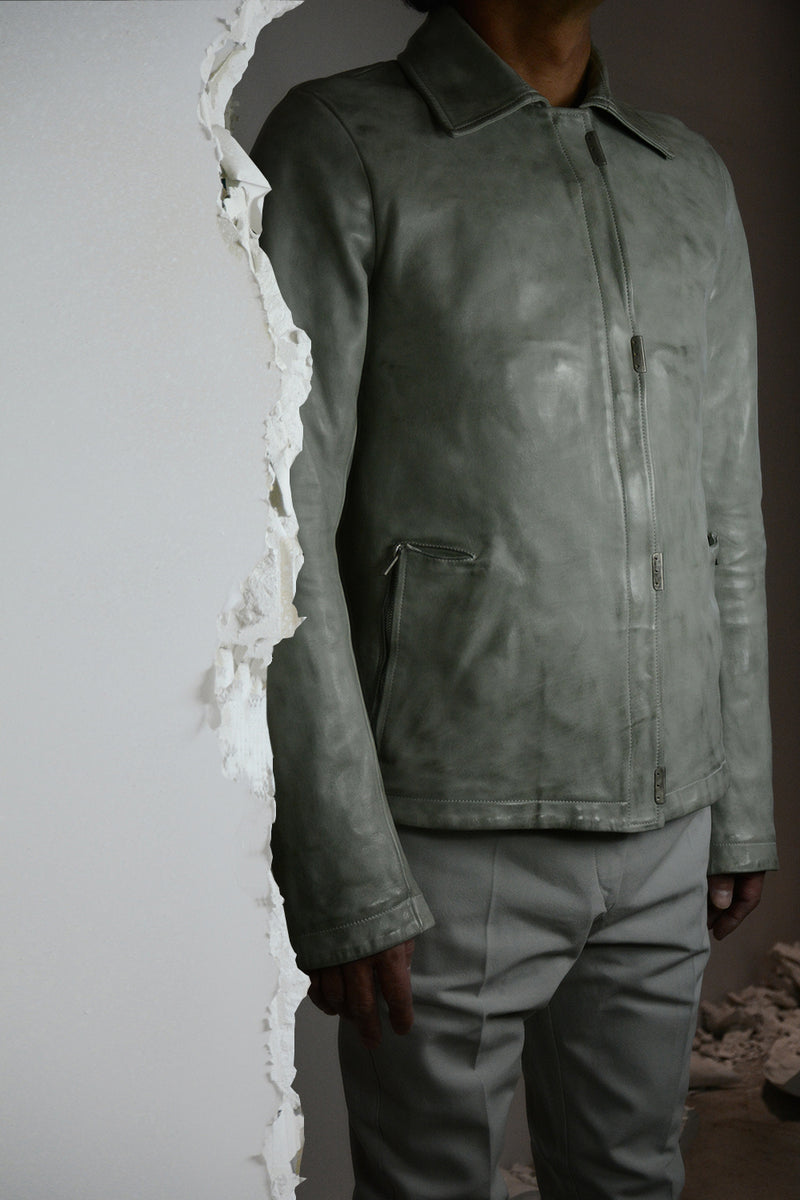 OBJECT DYED LINED SCARSTITCHED L. JACKET