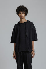 LOW GAUGE JERSEY T-SHIRTS - BLACK