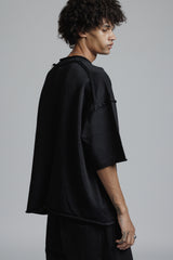 LOW GAUGE JERSEY T-SHIRTS - BLACK