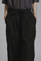 GARMENT DYE WIDE TROUSERS