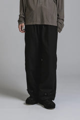 GARMENT DYE WIDE TROUSERS