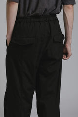 GARMENT DYE WIDE TROUSERS