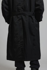 NYLON WOOL TWILL COAT