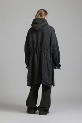 LINEN WOOL COAT