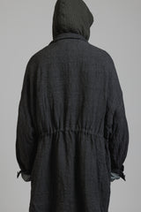 LINEN WOOL COAT