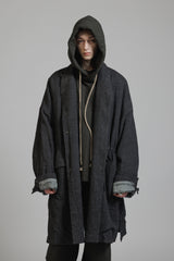 LINEN WOOL COAT