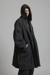LINEN WOOL COAT