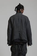 LINEN WOOL LAYERD JACKET