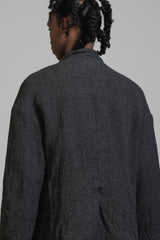 LINEN WOOL LAYERD JACKET